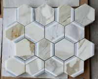 Hexagon Royal Calacatta Gold 12 x 13.75 Hexagon Royal Calacatta Gold 12 x 13.75